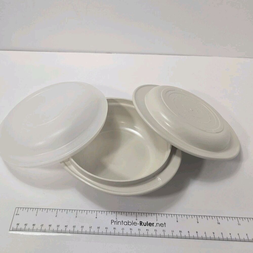 Tupperware Ultra 250mL 500mL Oven Safe Casserole Bowls With Lid Vintage